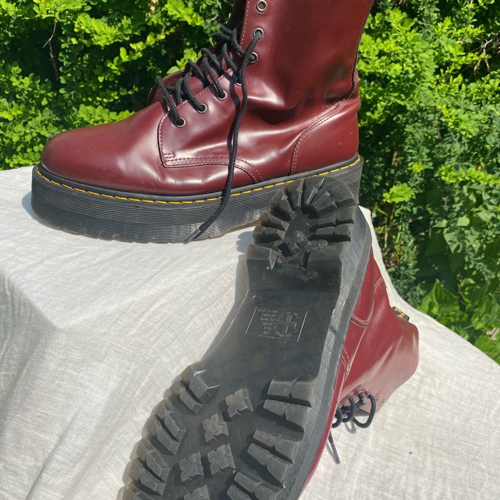 Dr Martens PLATFORM JADON IN CHERRY OG